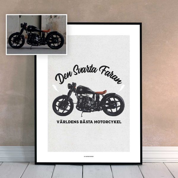 motorcykel poster